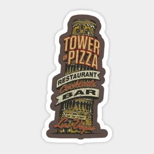 Tower of Pizza Las Vegas 1964 Sticker